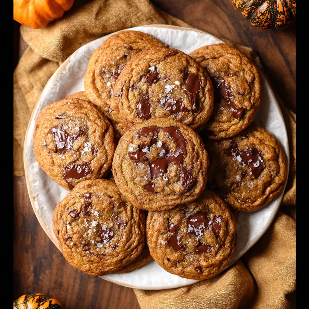 Brown Butter Pumpkin Chocolate Chip Cookies Recipe