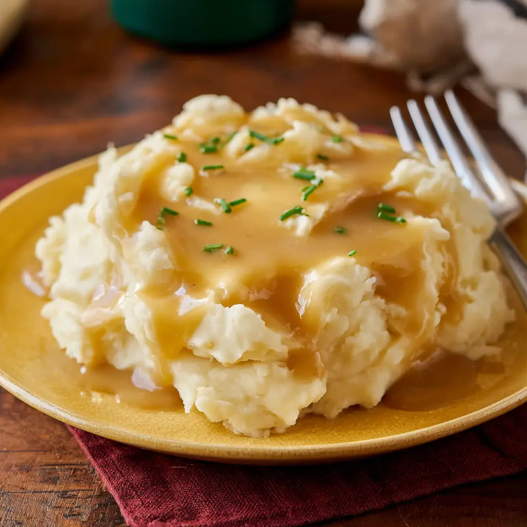 Easy Mashed Potatoes and Gravy