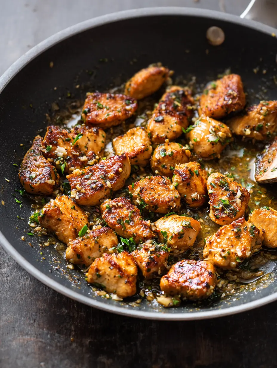 Garlic Butter Chicken Bites recipe