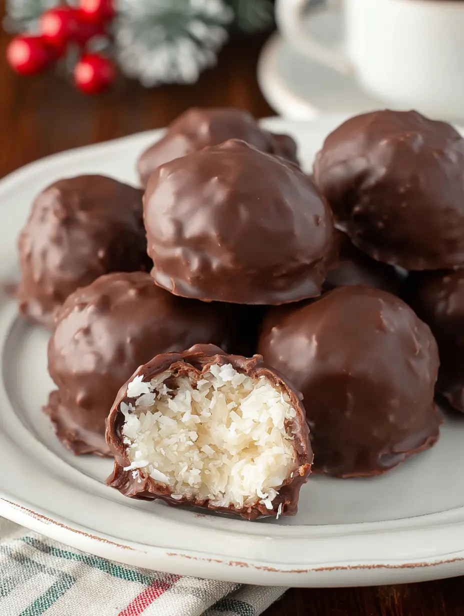 Chocolate Coconut Cream Balls