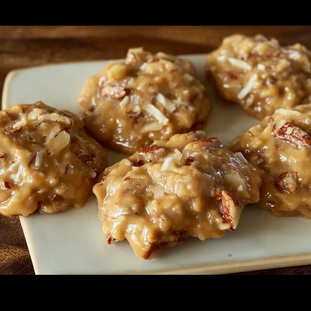 Coconut Pecan Praline Cookies Recipe