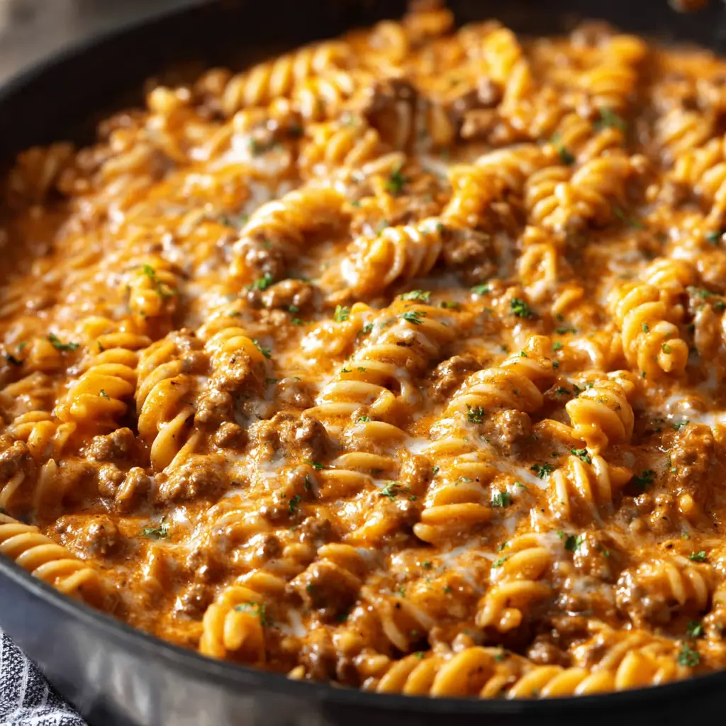 Creamy Beef Pasta Recipe