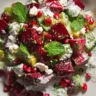 Cucumber and Beetroot Salad with Herbed Yogurt Dressing