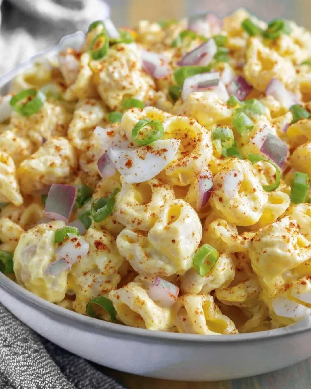 Deviled Egg Pasta Salad Recipe