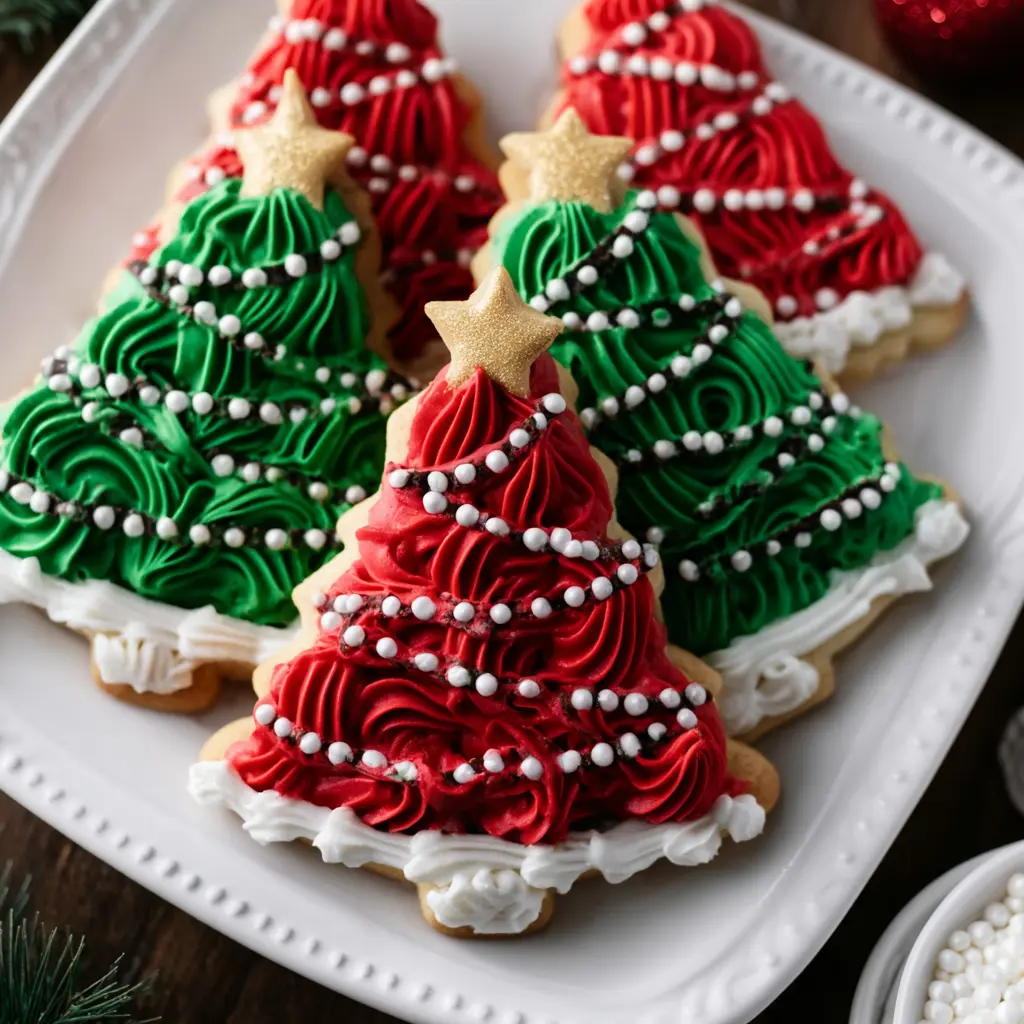 Frosted Christmas Brownies Recipe