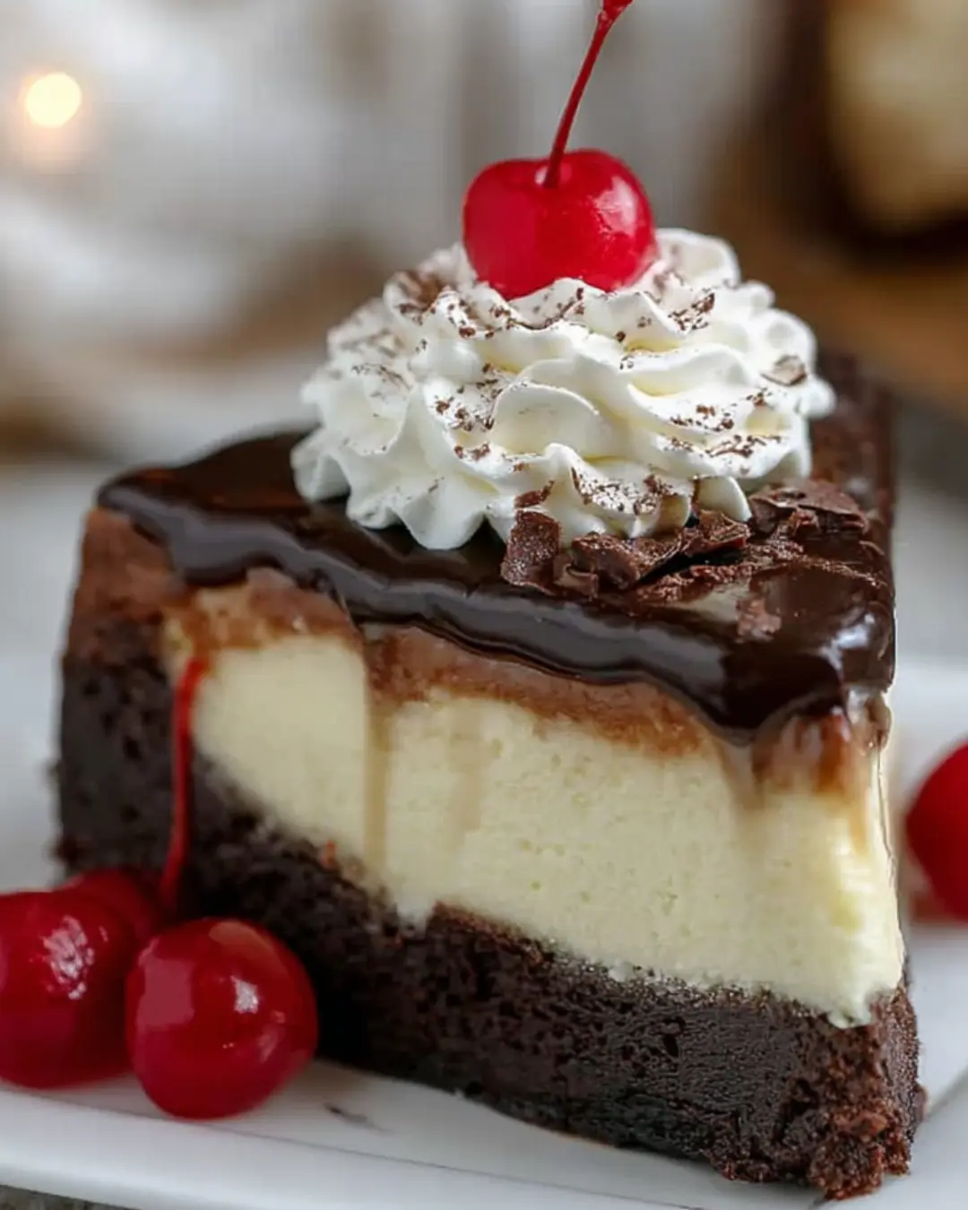 Hot Fudge Brownie Cheesecake