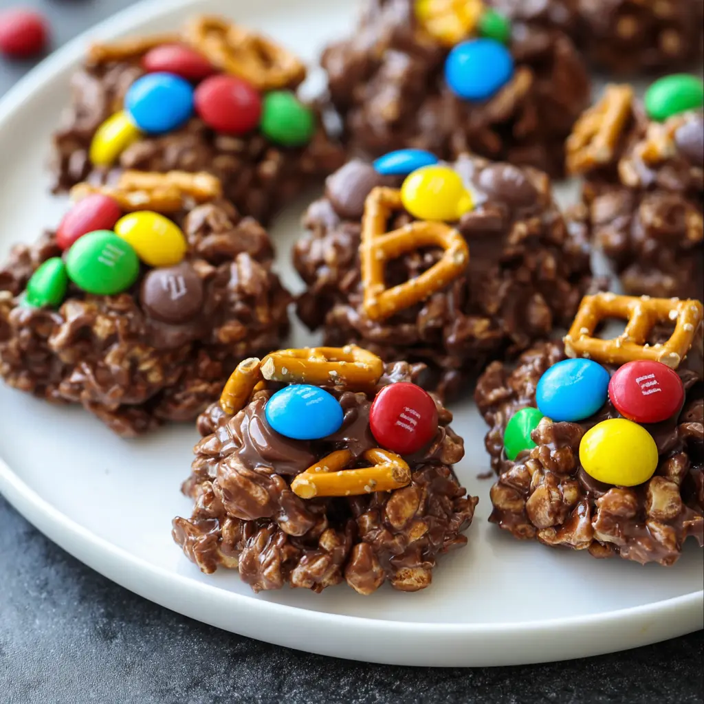 M-M Chocolate Candy Clusters