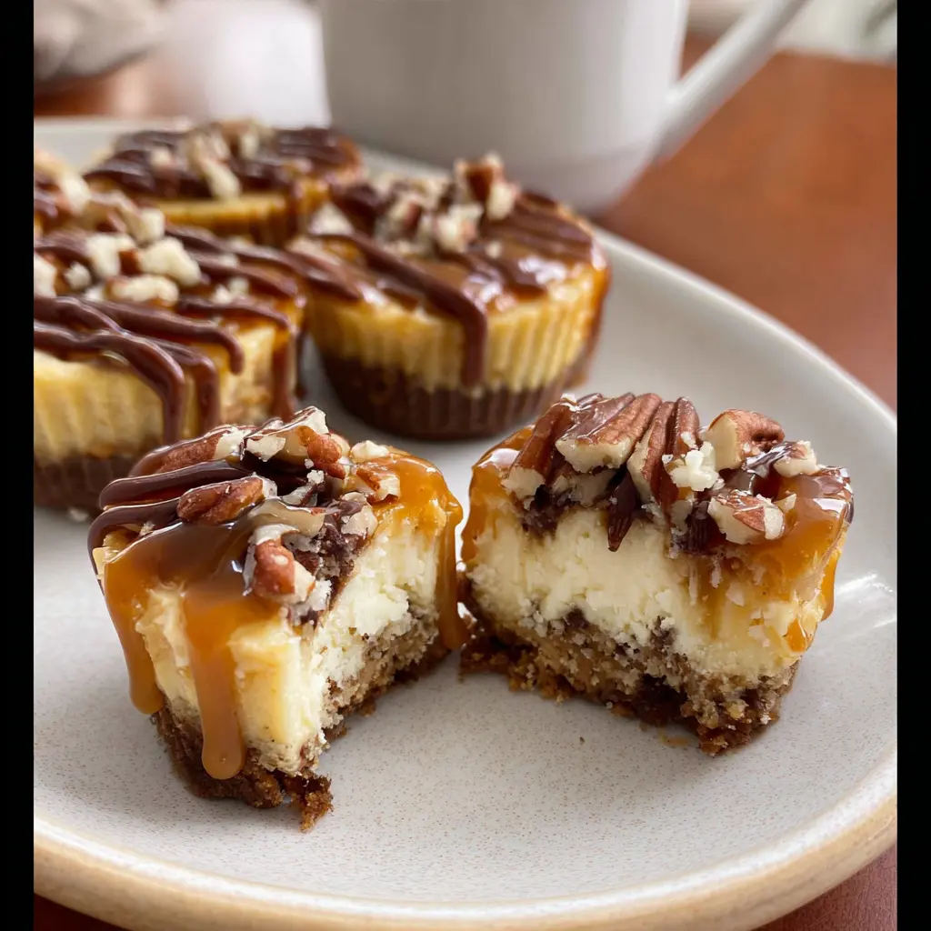 Mini Turtle Cheesecakes Recipe