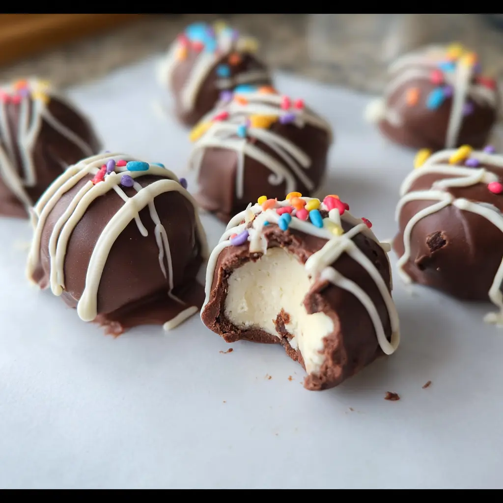 No-Bake Cheesecake Bites