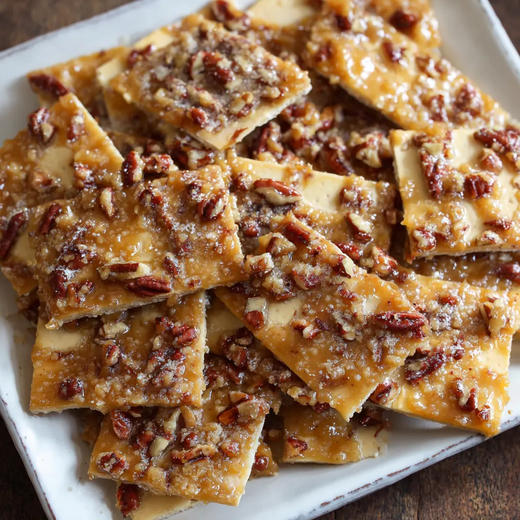 Nutty Toffee Crackers Recipe
