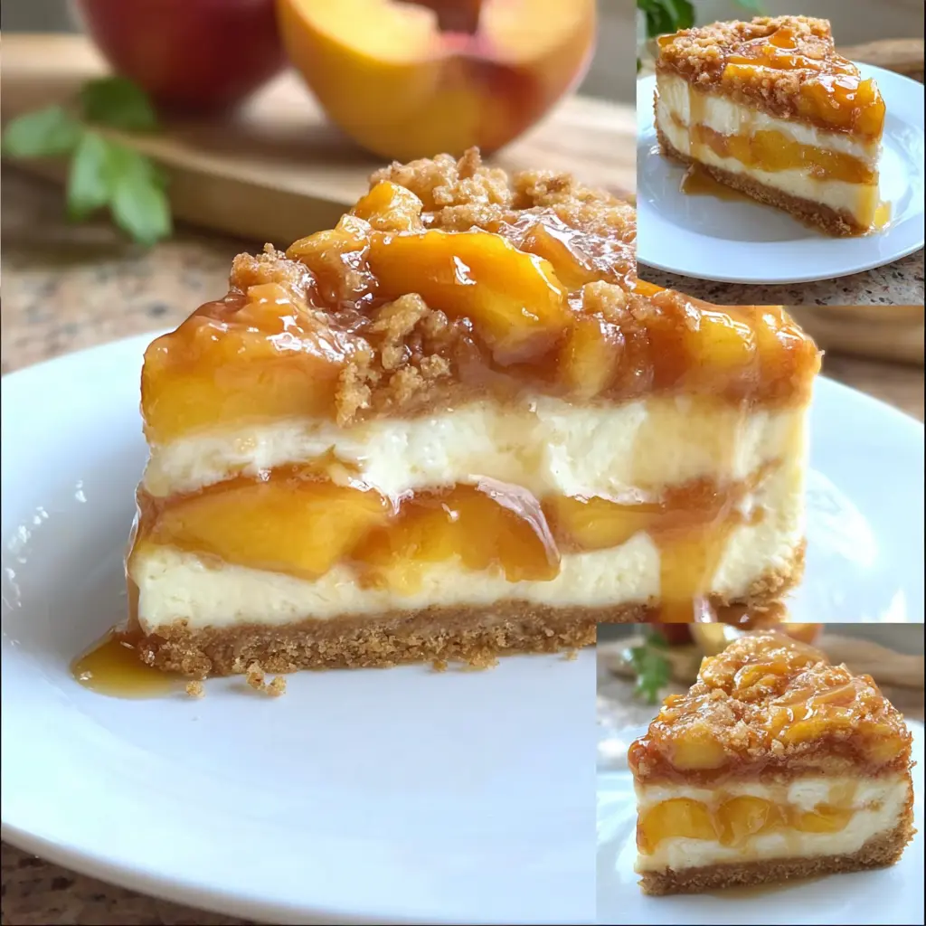 Peach Cobbler Cheesecake Recipe