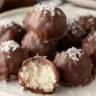 no bake Chocolate Coconut Cream Balls