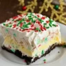 no bake Christmas dessert lasagna