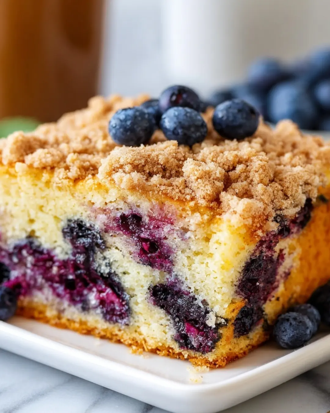 Blueberry Buckle Coffee Cake Recipe