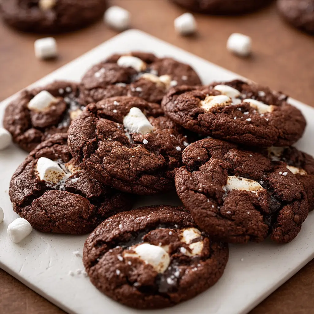 Chocolate Marshmallow Cookies Recipe