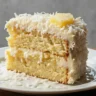 Coconut Cake with Pineapple Filling