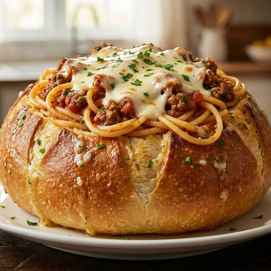 Garlic Butter Spaghetti Bowls Recipe