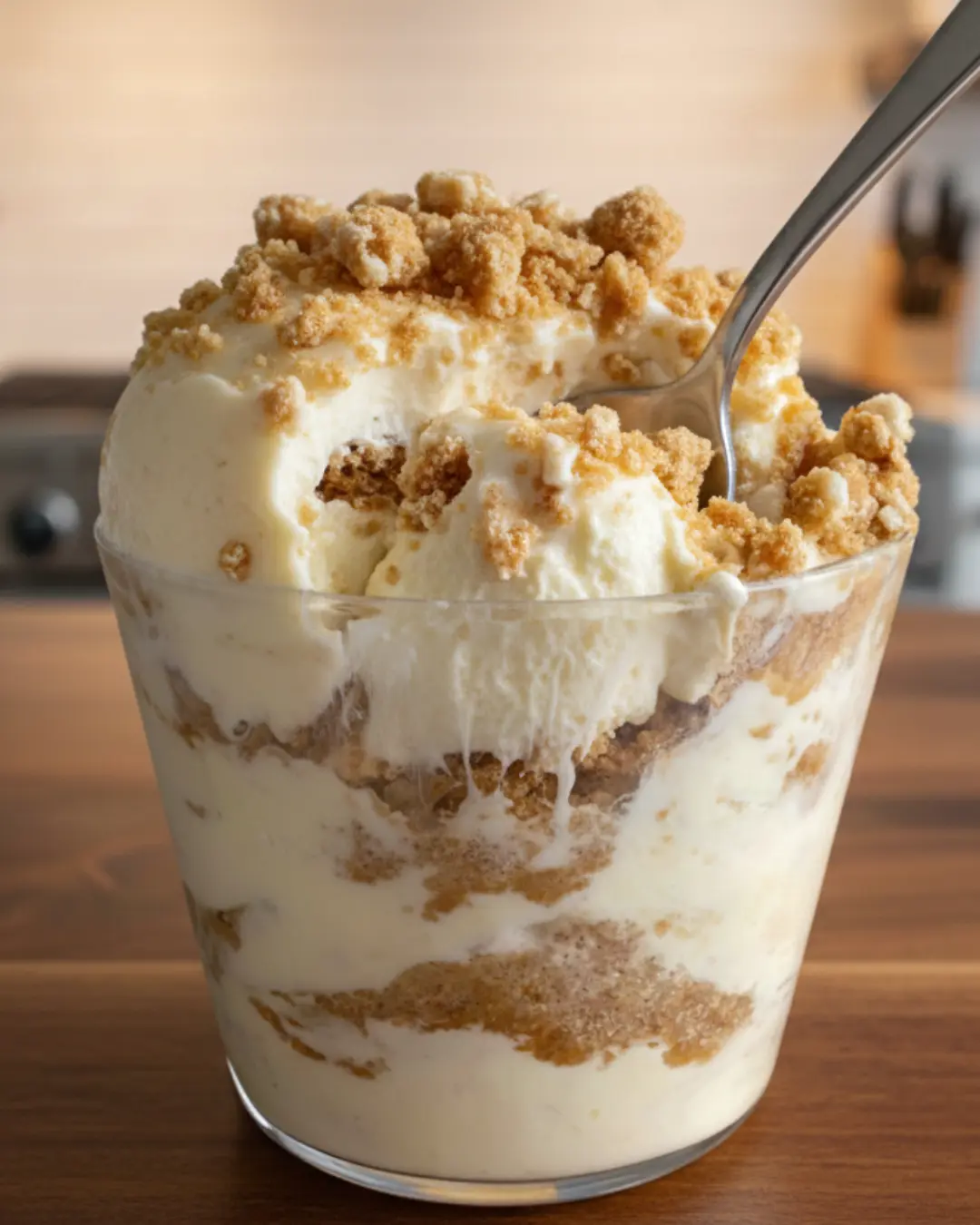Protein Biscoff Banana Pudding Fluffy Yogurt