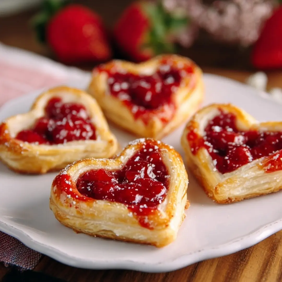 Puff Pastry Hearts Recipe