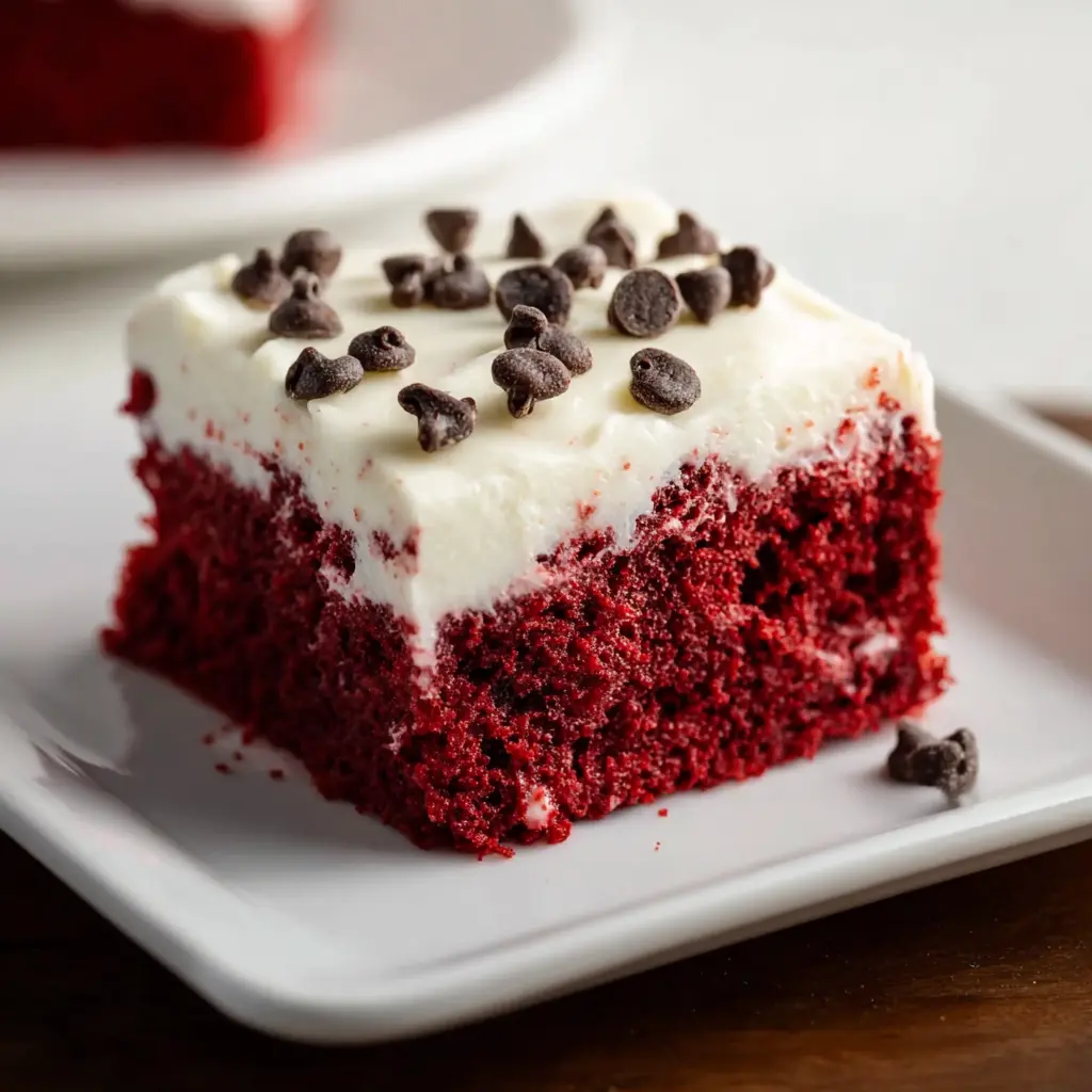 Red Velvet Poke Cake Recipe