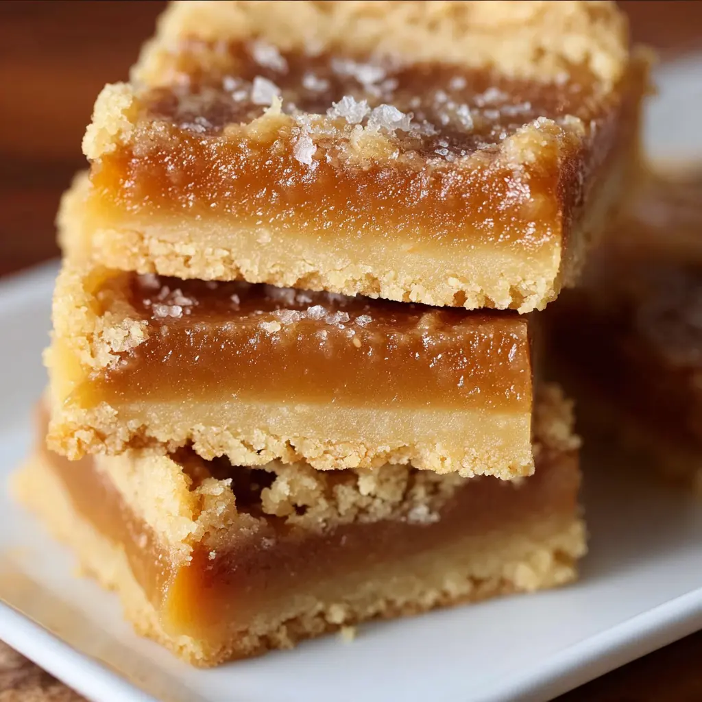 Salted Caramel Butter Bars Recipe
