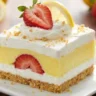 No Bake Strawberry Lemon Lasagna
