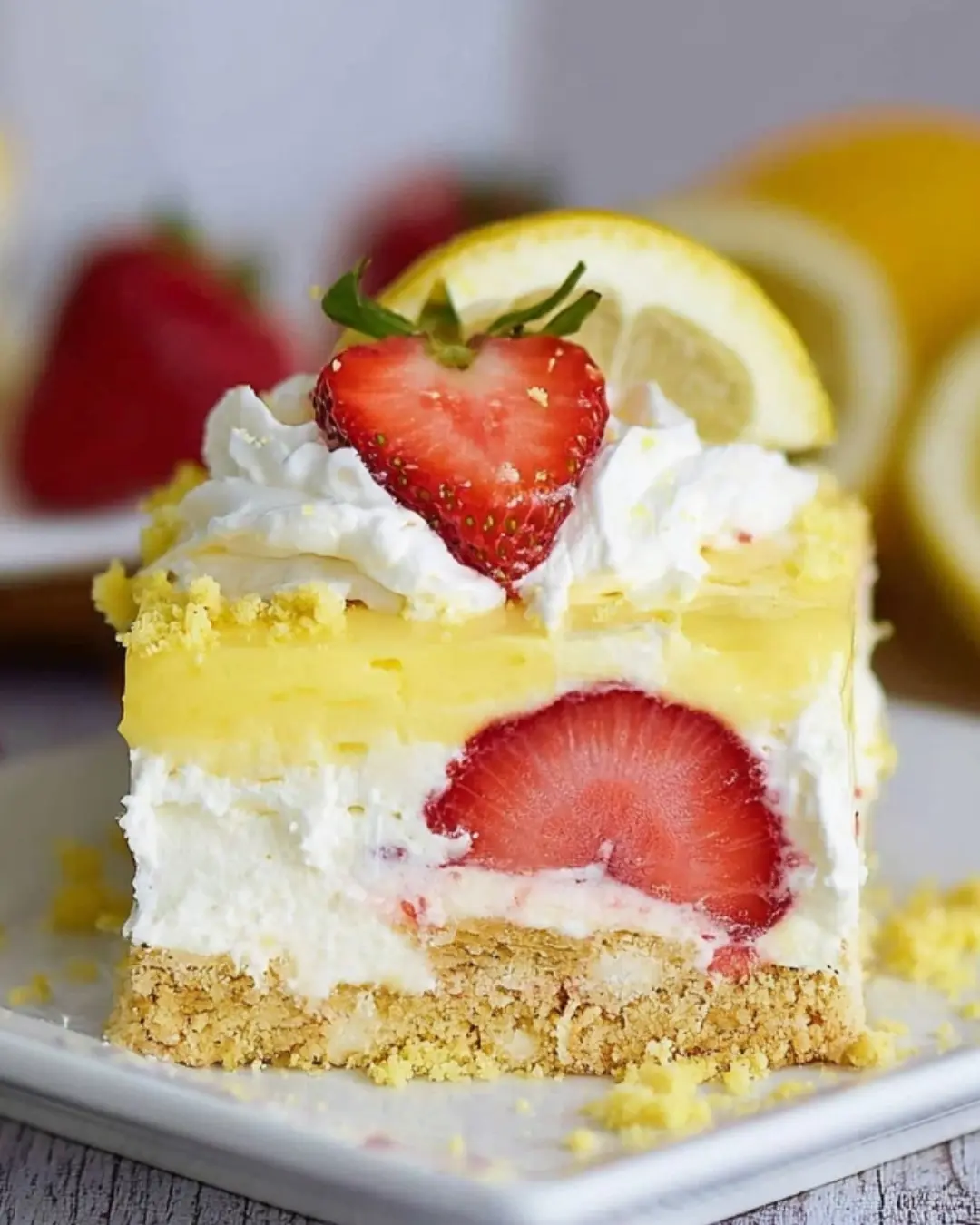 Strawberry Lemon Lasagna Recipe