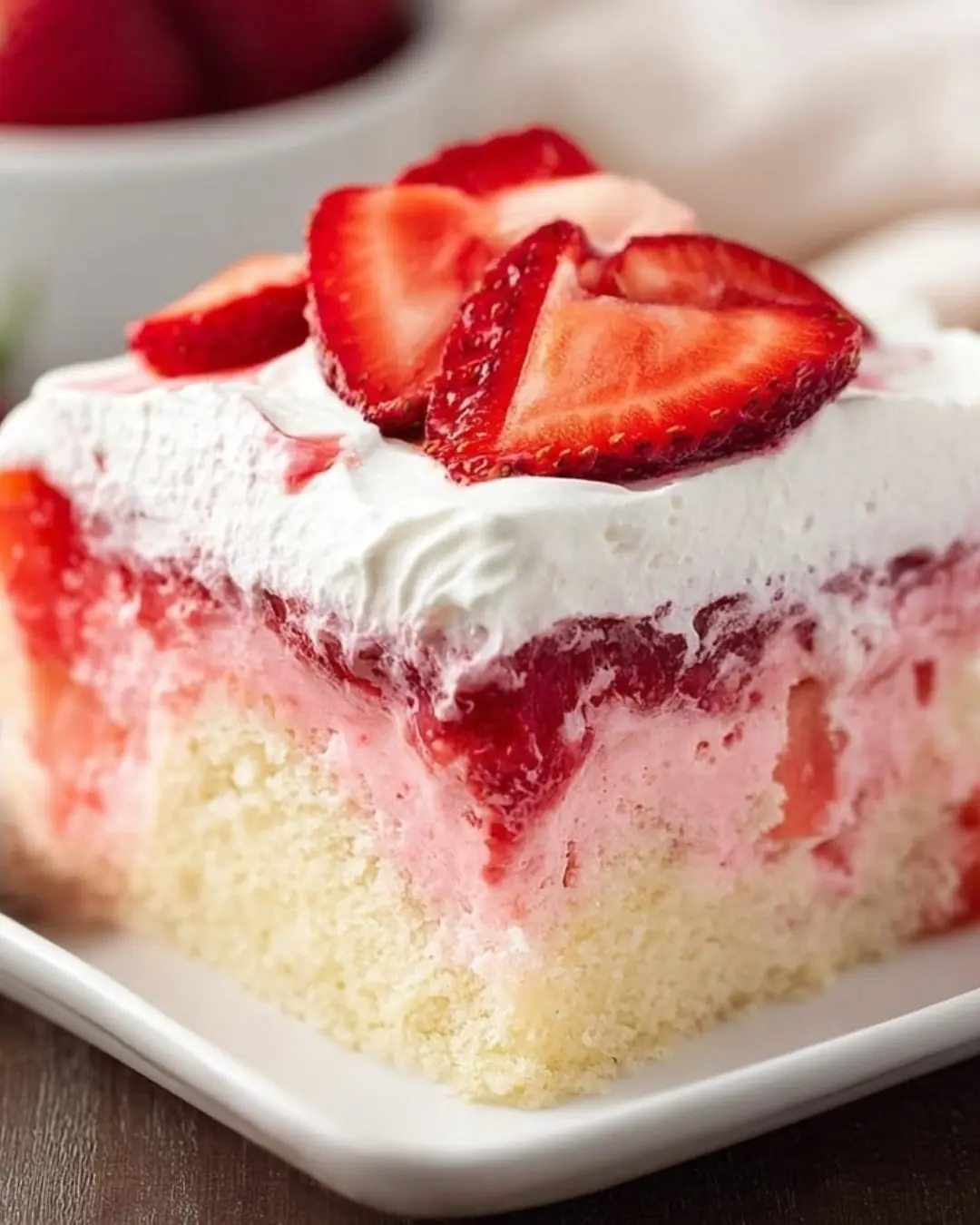 Strawberry Poke Cake Recipe