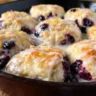 Sweet Blueberry Biscuits With Lemon Glaze