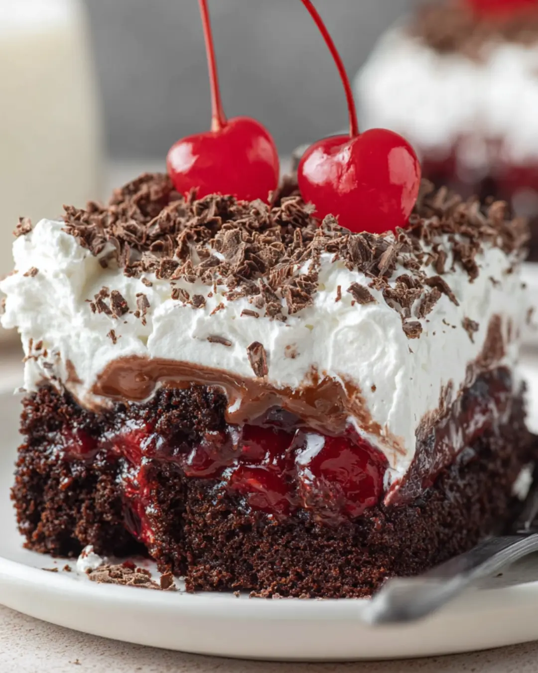 Black Forest poke cake Recipe