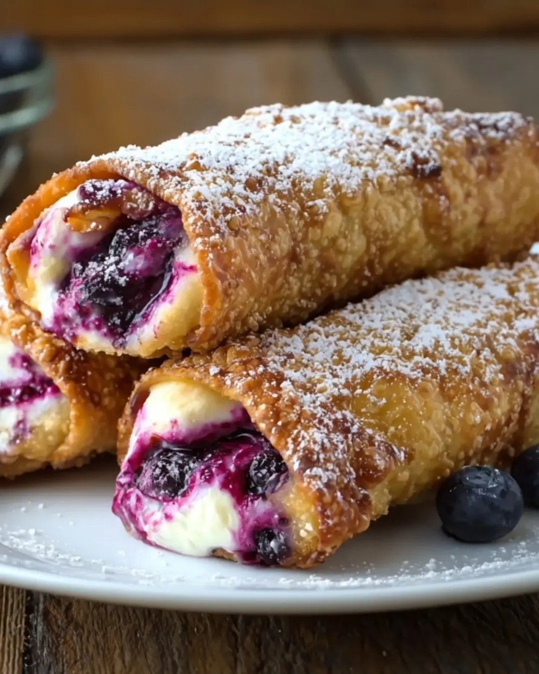 Blueberry Cream Cheese Egg Rolls Recipe