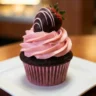 Chocolate Covered Strawberry Cupcakes