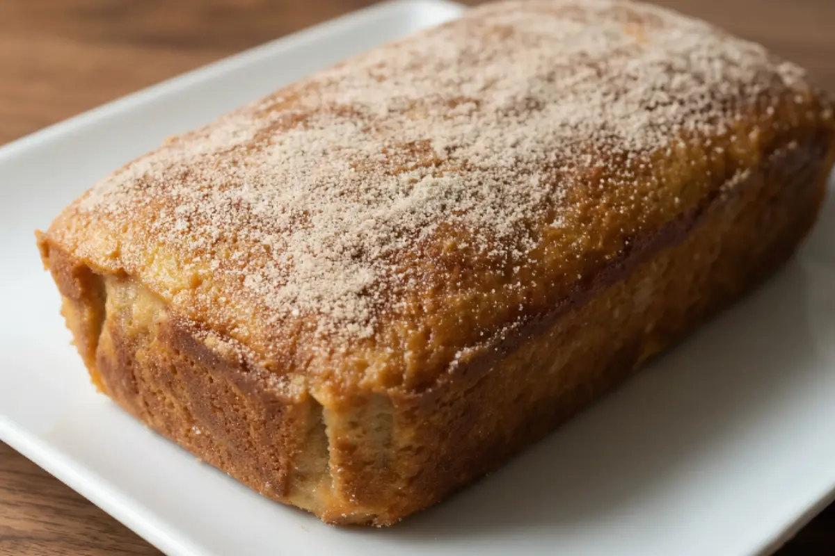 Cinnamon Donut Loaf Cake Recipe