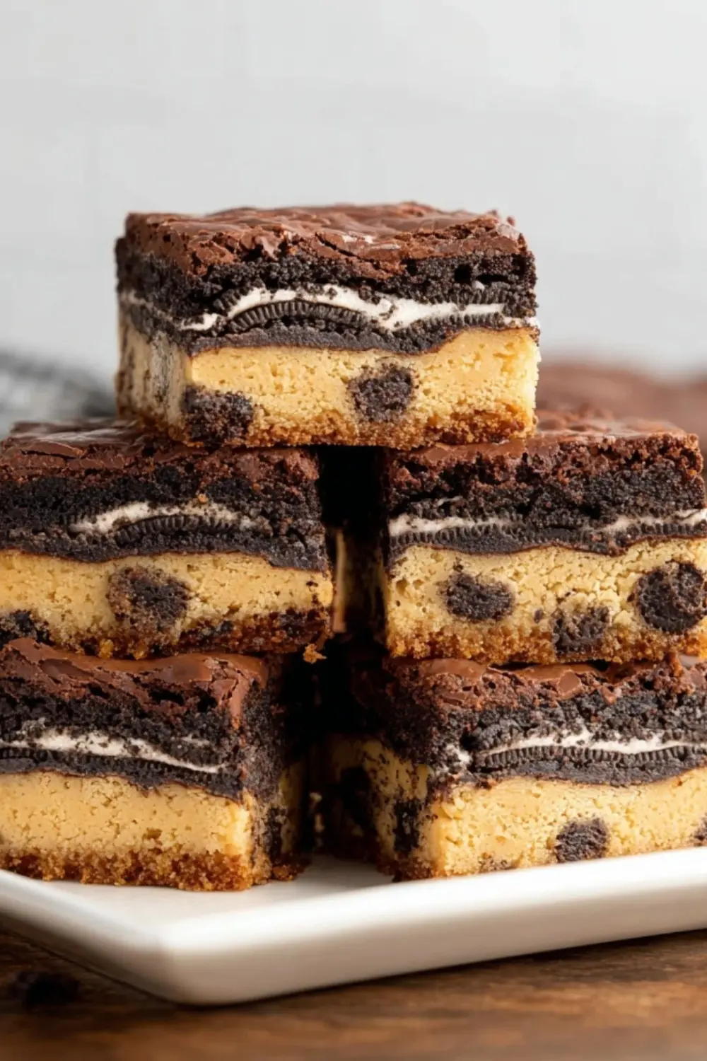 Cookie Dough Oreo Brownies Recipe