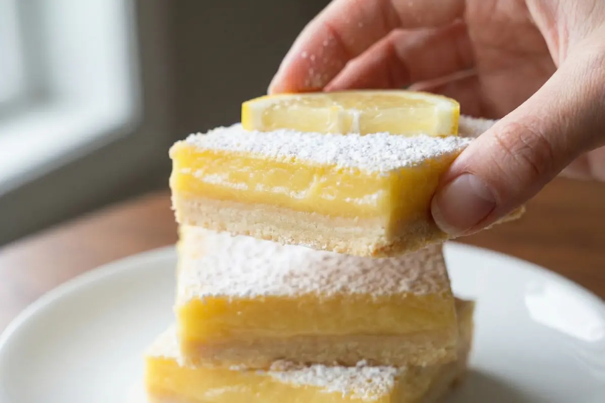 Creamy lemon squares Recipe