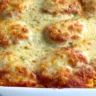 Lazy Chicken Parmesan Baked Spaghetti