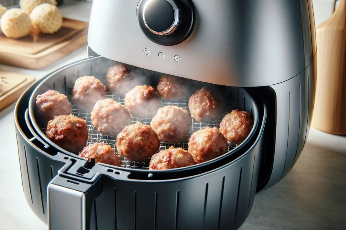 Air Fryer Frozen Meatballs