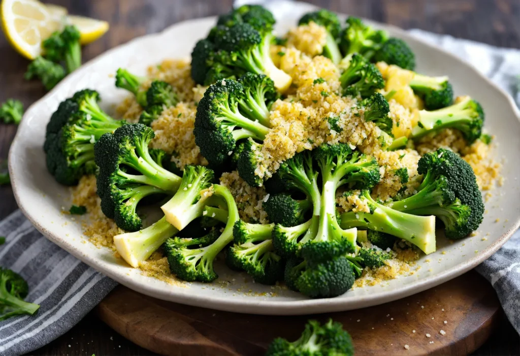 Smashed Broccoli Parmesan