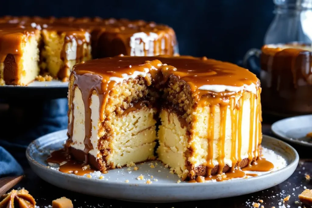 Salted Caramel Kentucky Butter Cake