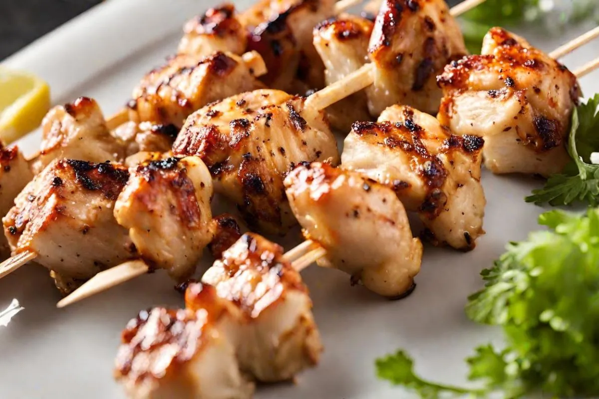 chicken skewers