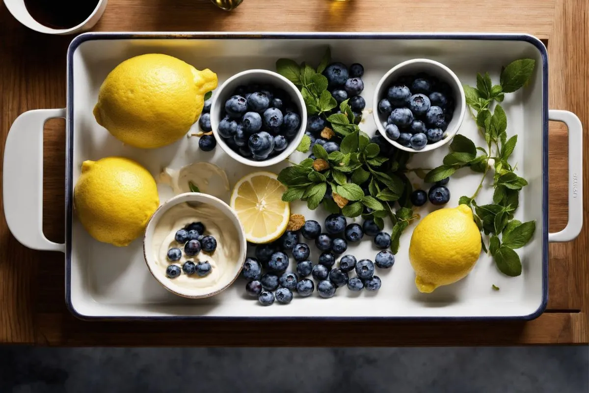 Blueberry Lemon Lasagna