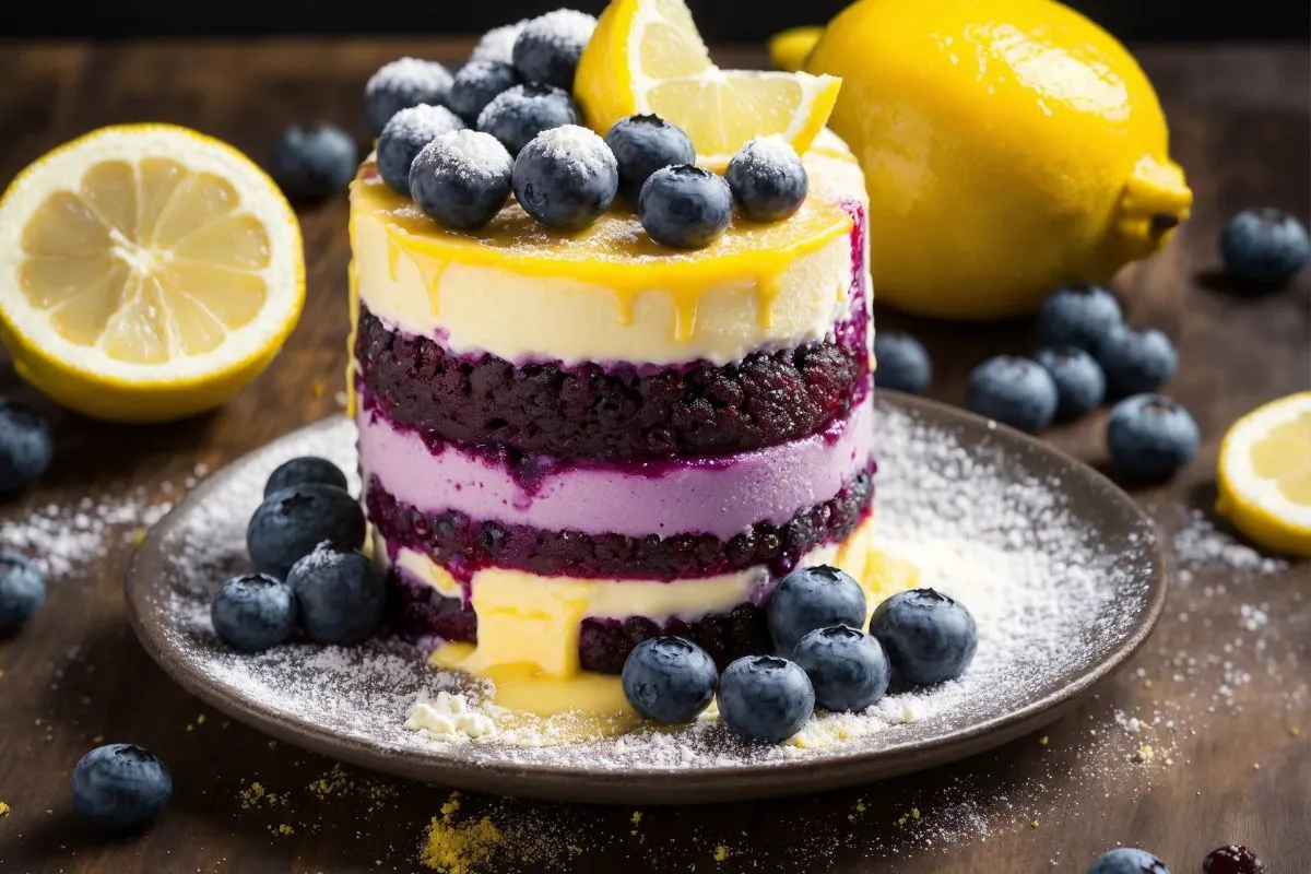 Blueberry Lemon Lasagna