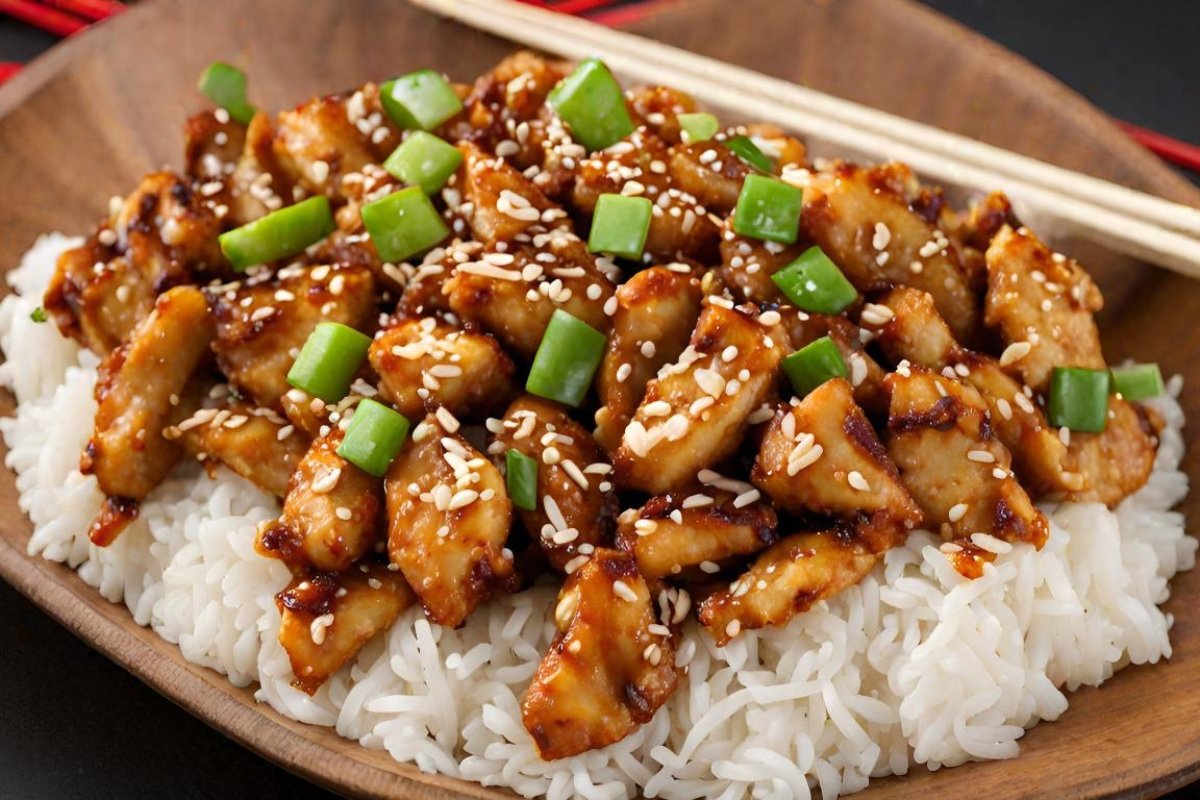 Panda Express chicken teriyaki