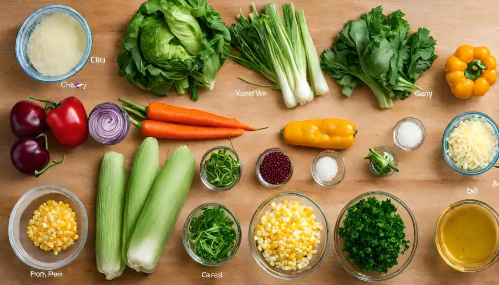 Golden Girl Salad with Sweet Corn Vinaigrette