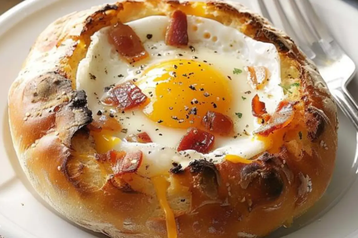 Breakfast Bread Bowls Recipe