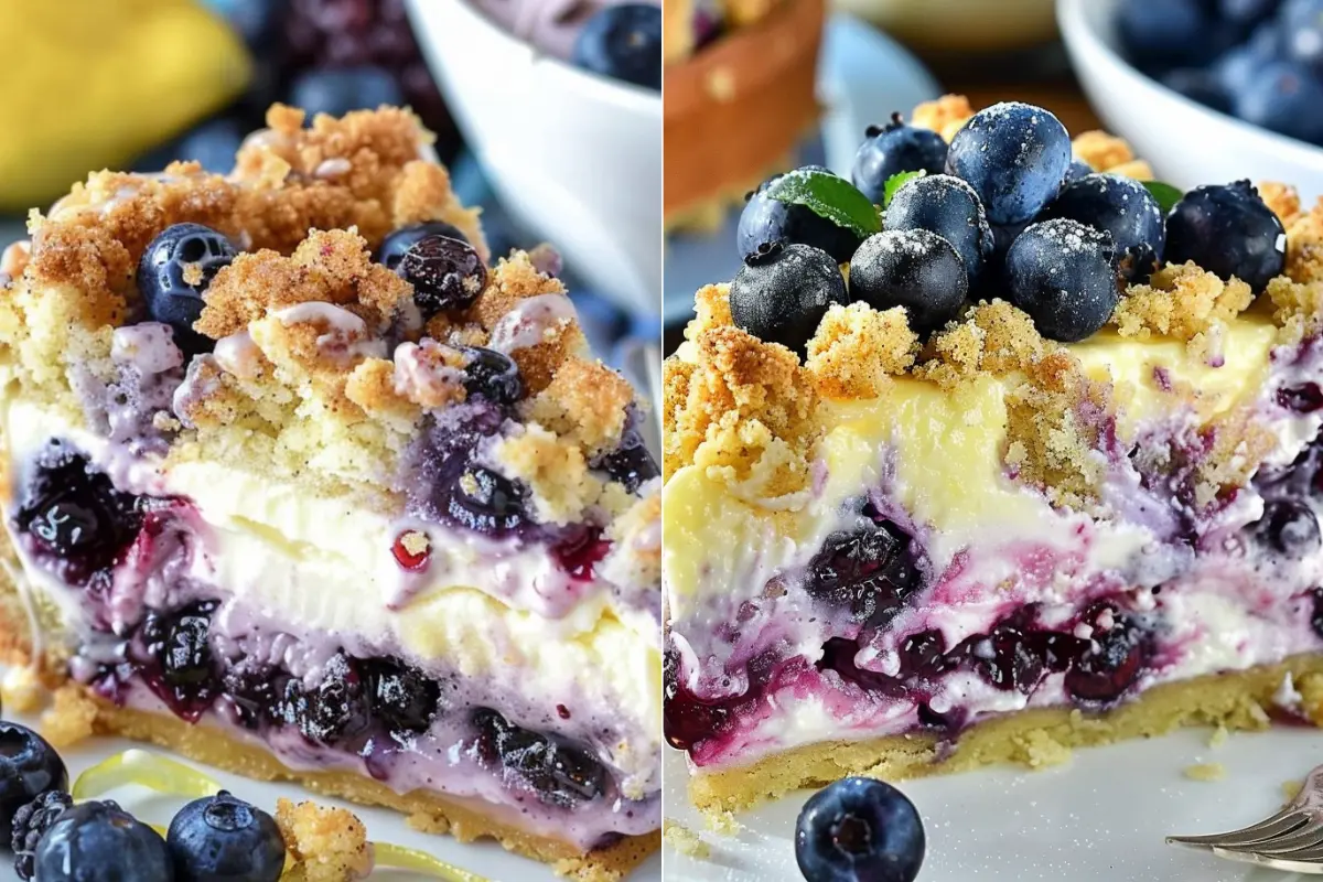 Blueberry Cheesecake Crumb Cake