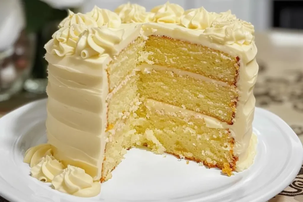 Lemon Velvet Cake with Cream Cheese Frosting