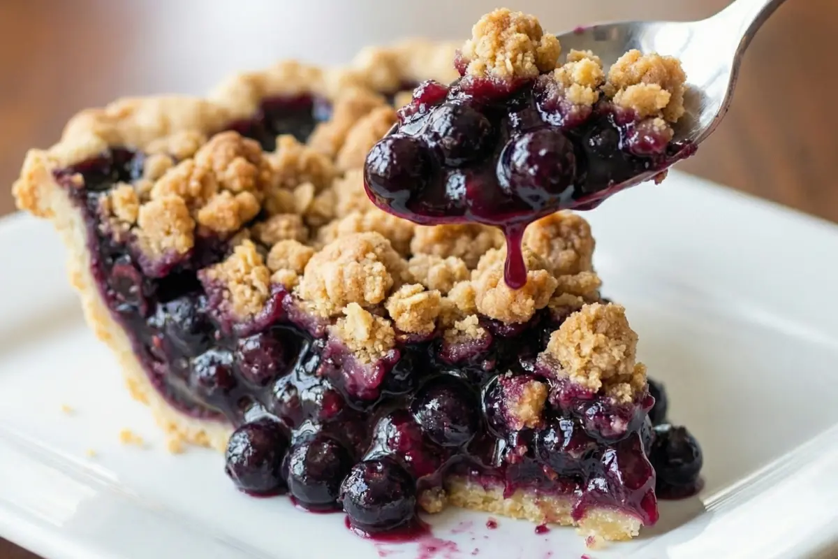 Blueberry Crumble Pie Recipe