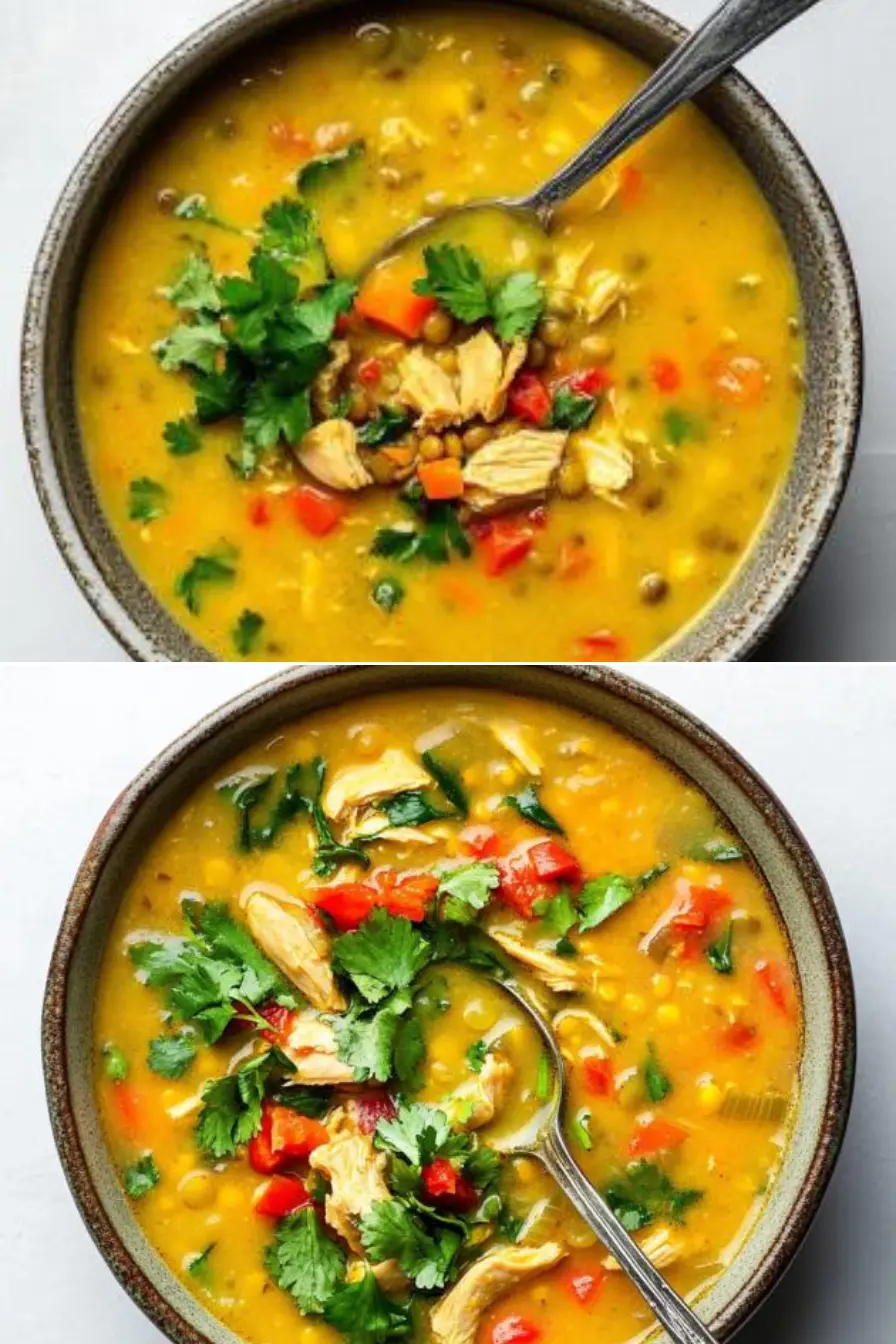 Golden Turmeric Chicken Soup Recipe