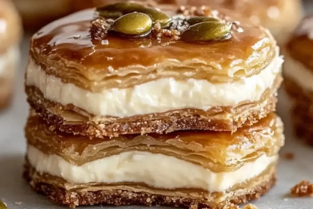 Baklava Cream Sandwich Cookies